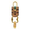 Men's Cowhide Letter Keyring
