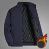Übergröße 8xl Jacke für Herren Dick Stehkragen Einfarbig Winterjacke Herren Wasserdicht Warm Business Casual Herren Mäntel