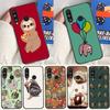 Cute Sloth Animal For Huawei P20 P30 P40 Lite P60 Pro Nova 12i 11i 8i 12s 9 10 SE Y90 Y60 Y70 Y72 Y61 Y91 Case