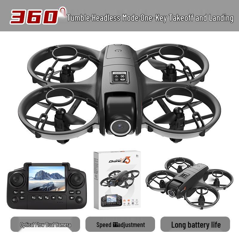 YL3 Mini Quadcopter: HD Dual Camera Drone with Screen & Optical Flow Positioning for Aerial Photography.