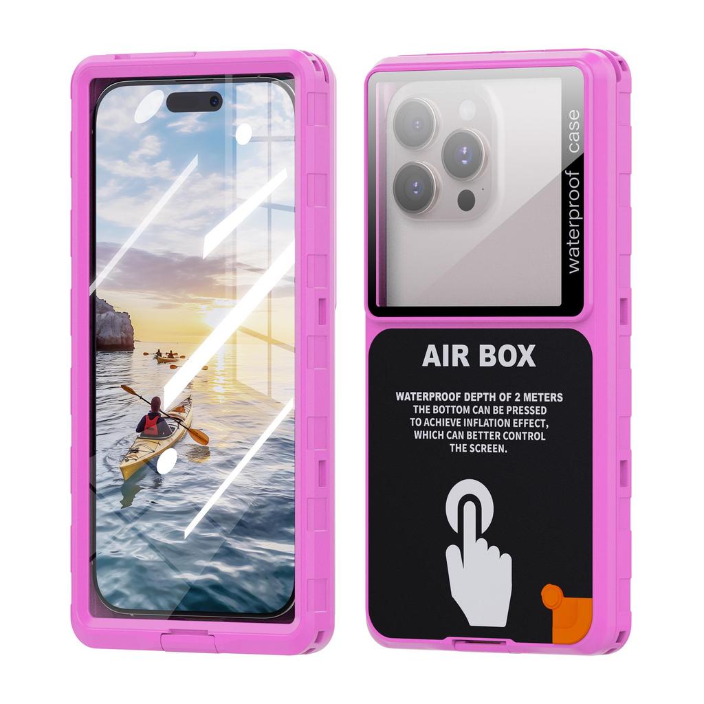 6.9-Inch Waterproof Phone Case for Apple, Samsung, Huawei - Full Coverage Outdoor Protective Cover
