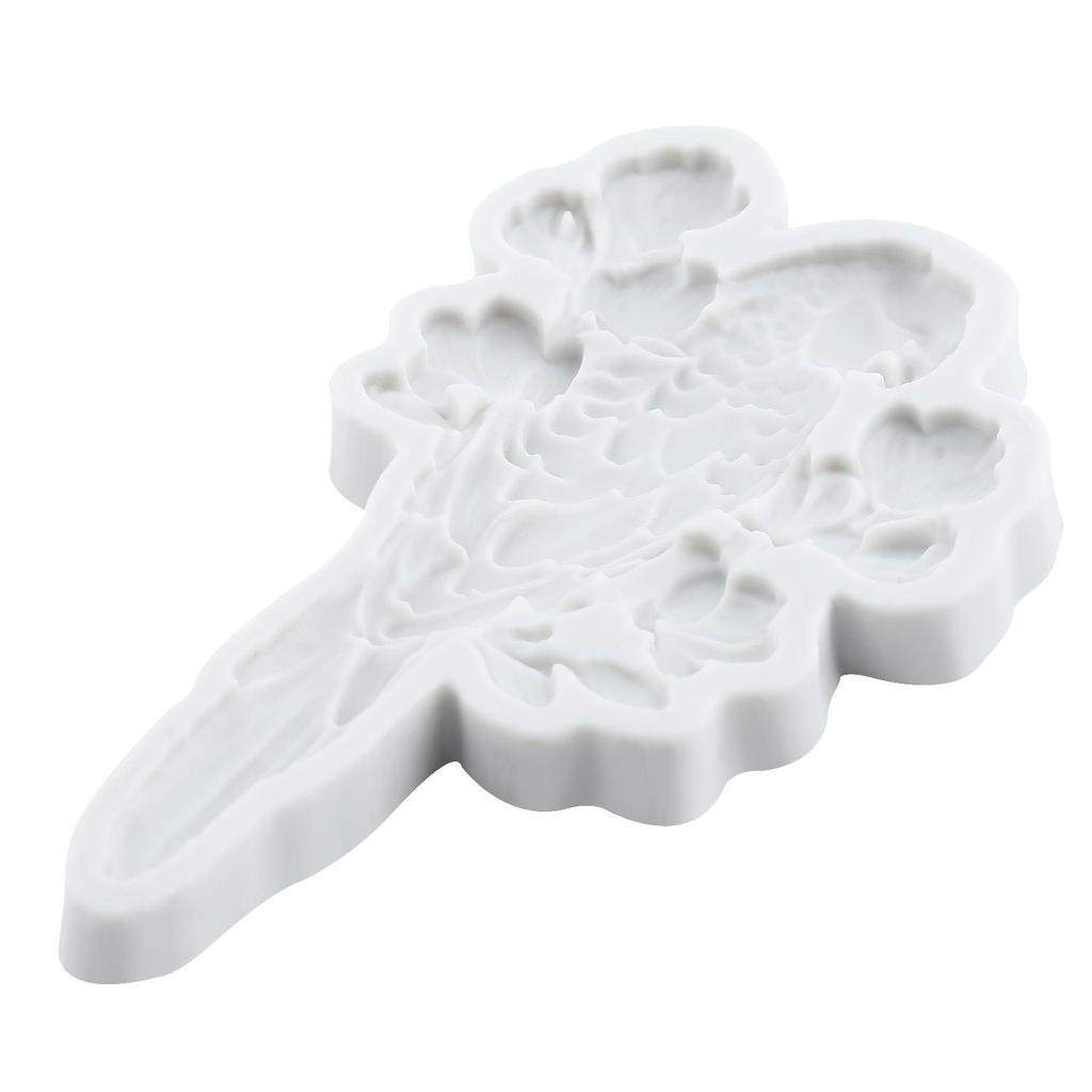 Parrot Silicone Mold Bird Fondant Molds Cake Decorating Tools Cupcake Topper Candy Resin Clay Chocolate Gumpaste Mold
