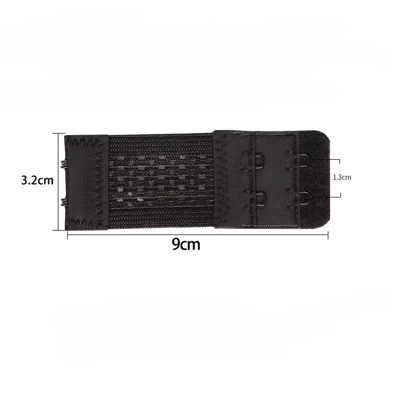 2Rows 2Hooks Bra Extender for Women's Elastic Bra Extension Strap Hook Clasp Expander Adjustable Belt Buckle Underwear