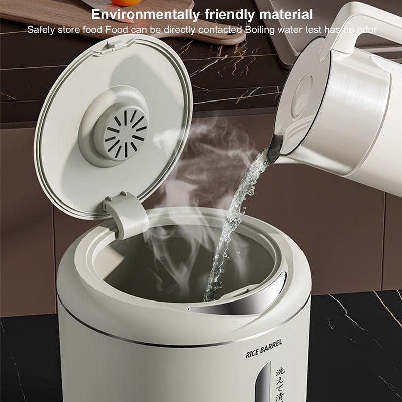 Insect Proof Moisture Proof Rice Box Grain Sealed Jar Kitchen Container 10/20KG Storage Kitchen Container Storage Box with Lid