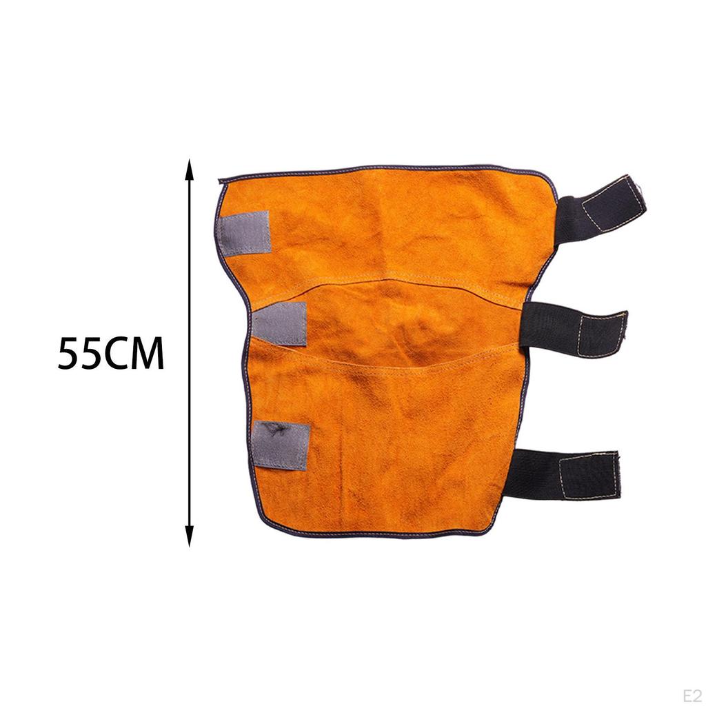 Welding Leg Covers Thicken Knee Pads Reinforced for Welder Fireproof Anti Slip Women Men Guards