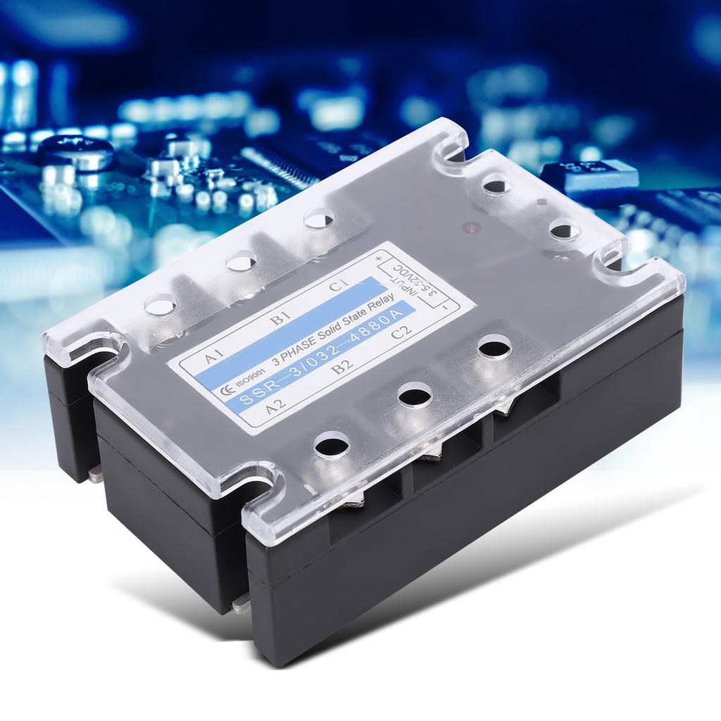 3 Phase Solid State Relay SSR30324880A DCAC 480V Distribution Control Equipment