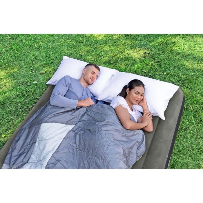 Matelas gonflable - Bestway - Tritech - 2 places - 203 x 152 x 25 cm - Noir