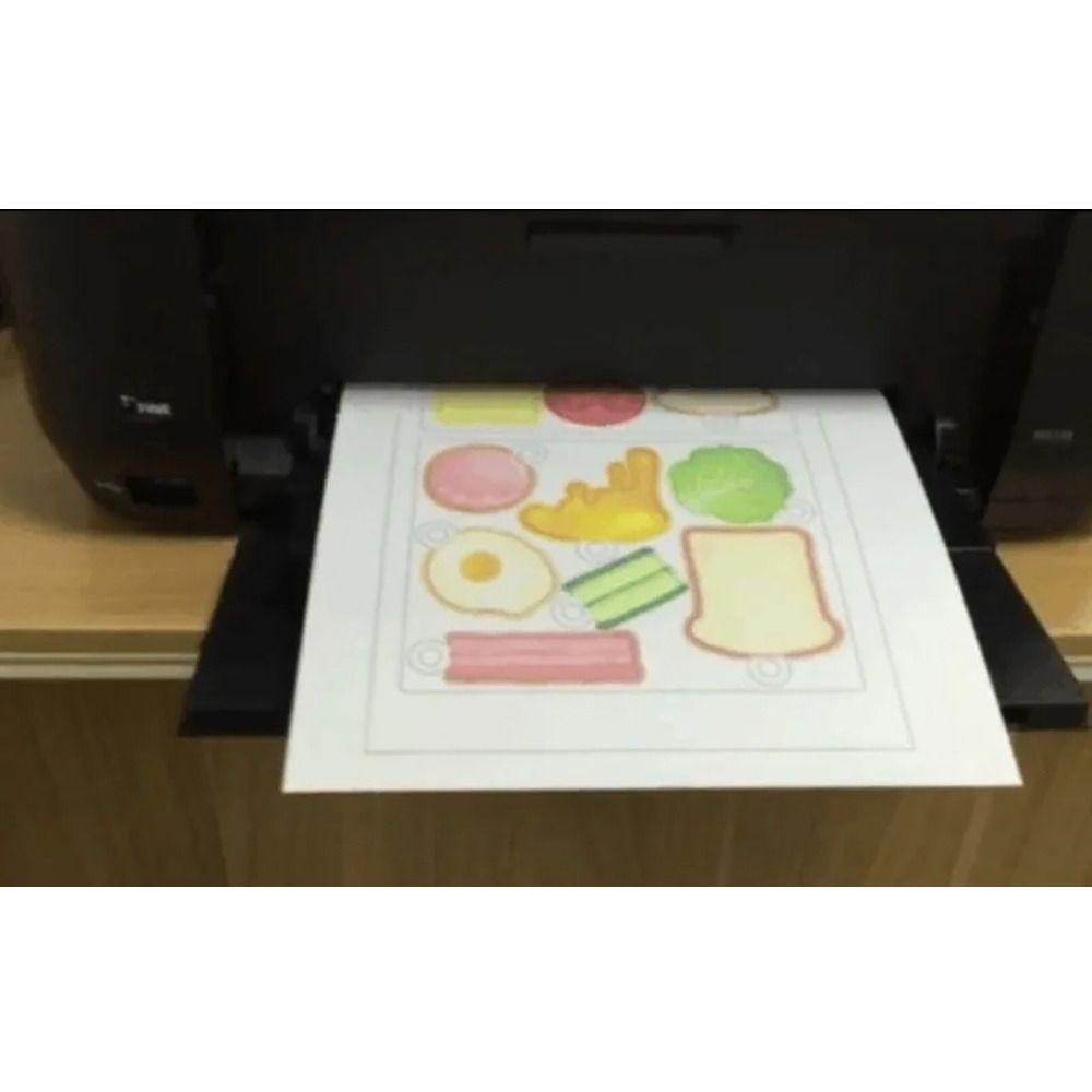 1Pcs Handmade Shrink Film Translucent White Shrinky Art Papers Shrink Plastic Sheets Kids Gifts