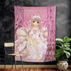 Anime Chobits Classic Printed Large Wall Tapestry Art Science Fiction Room Home Decor Decor Blanket