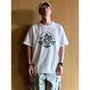 American Retro Niche Pure Cotton Trendy Brand Motorcycle Print Short-Sleeve T-Shirt for Men, Summer Export Men's Clothing, All-Cotton T-Shirt