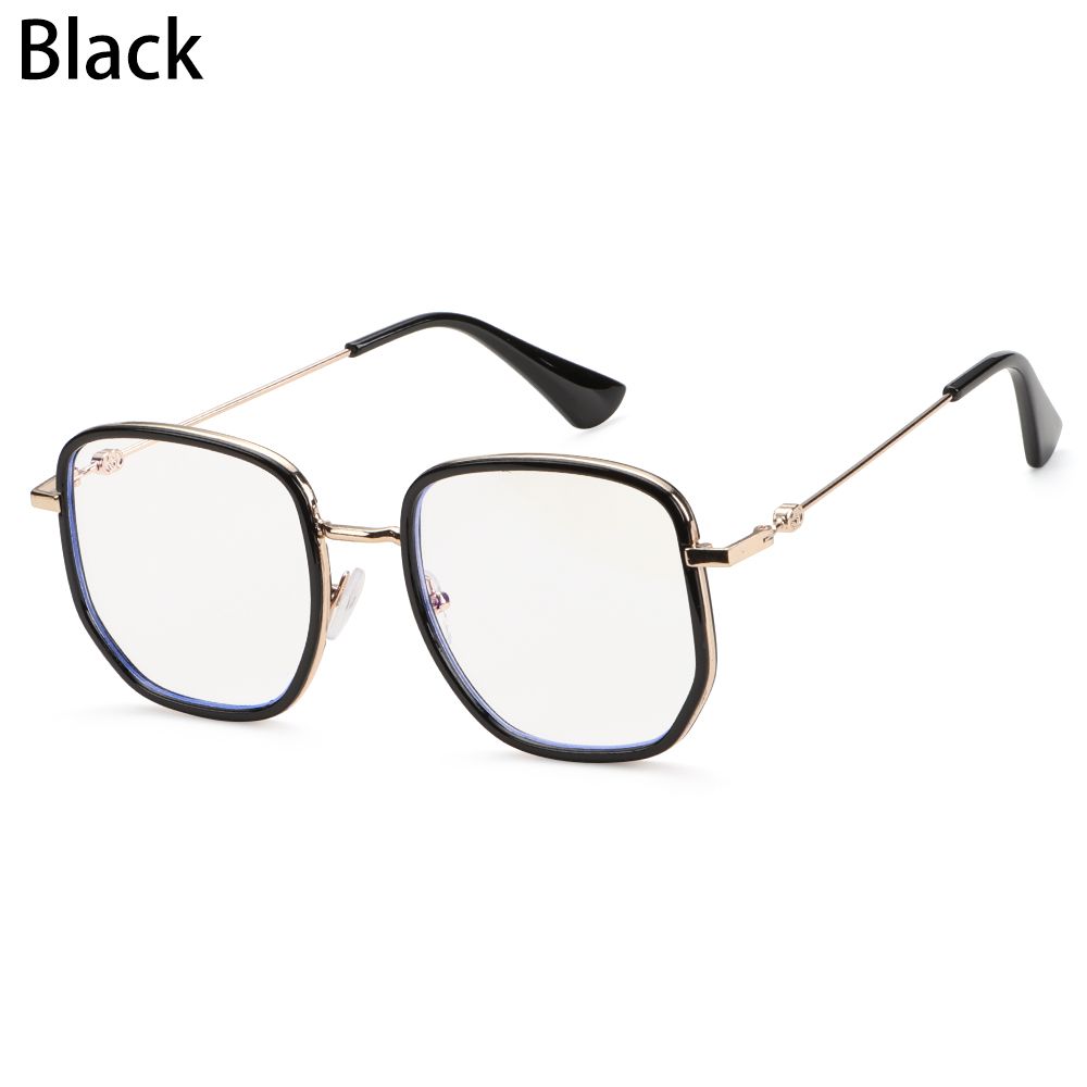 

Eyeglasses Korean Style Office Glasses Anti-radiation Computer Goggles Anti Blue Light Glasses чорний