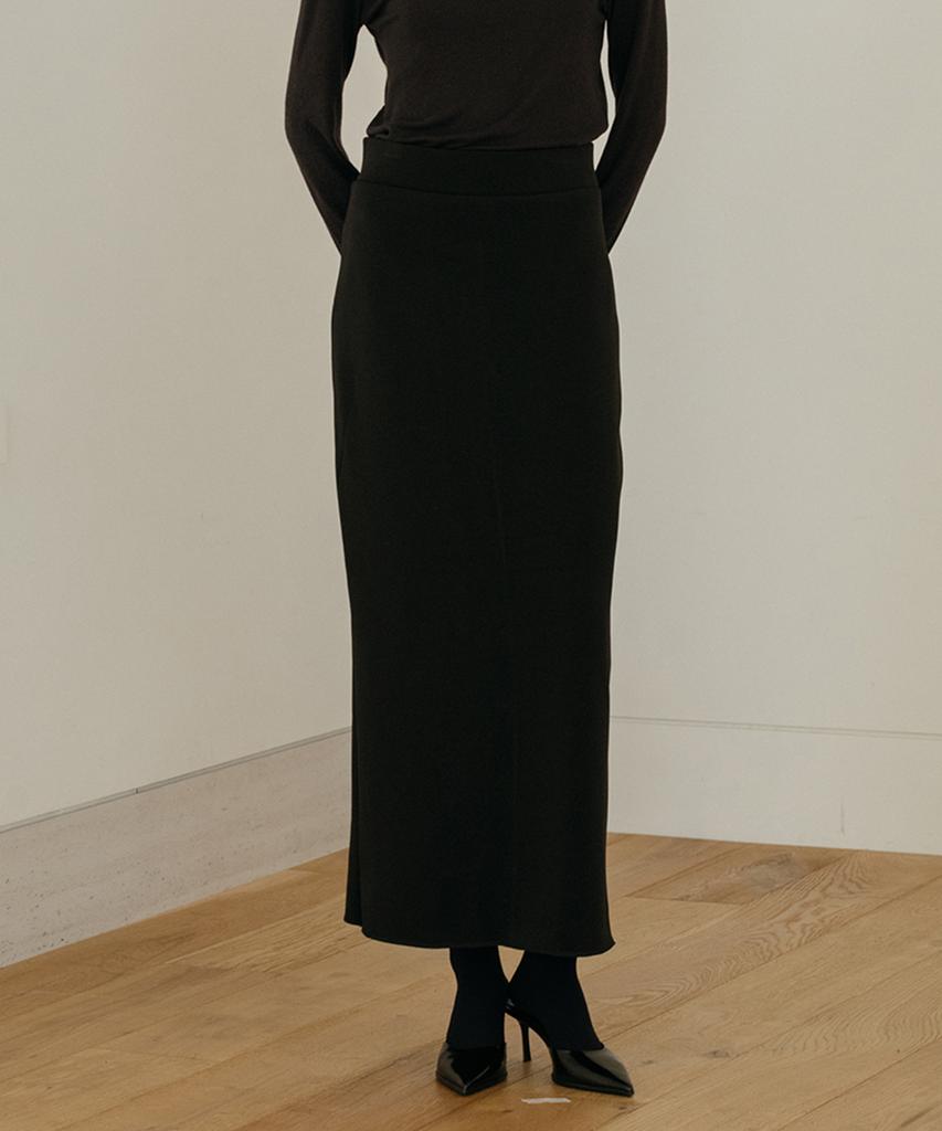Akitaipeu Mink Brushed H-Line Skirt_2 Sizes