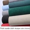 Self-adhesive Suede Fabric Thickened Elastic By Half A Meter for Car Decoration Gift Box Package Diy Sewing Cloth Wearable Black