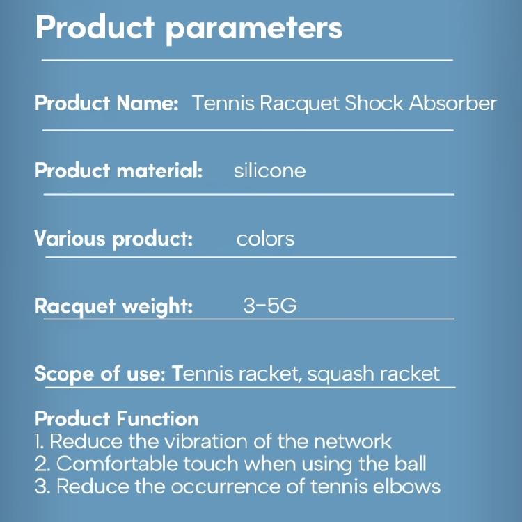 Silicone Cute Shape Tennis String Absorber Cute Tennis Racket Vibration Dampener