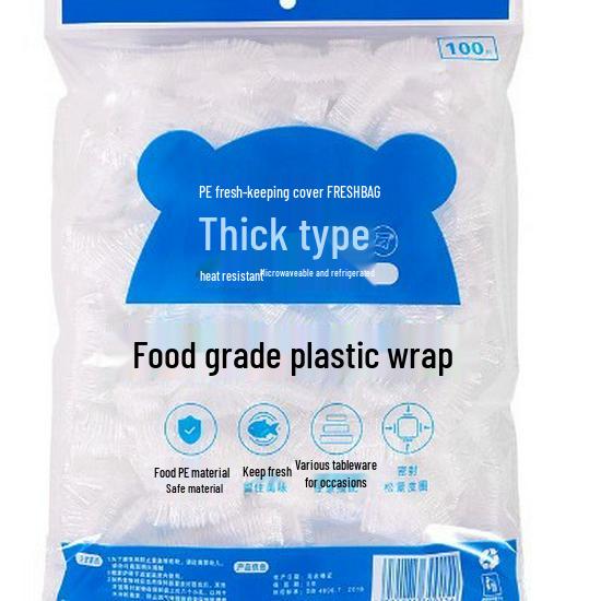 Disposable Food Grade Cling Film Covers for Freshness - Vegetable & Fruit Sleeves