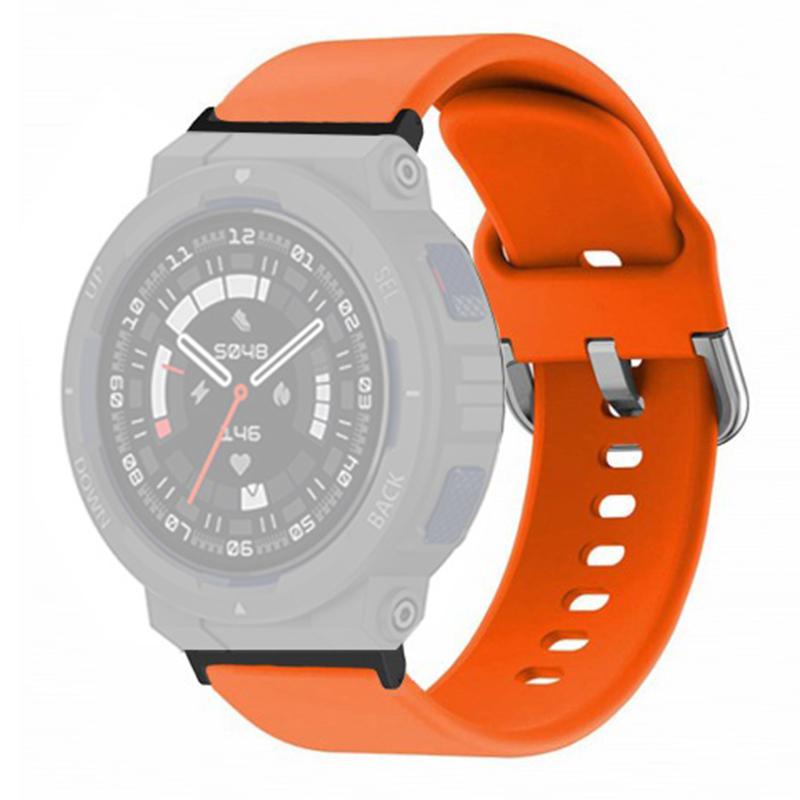 

Для Huami Amazfit Active Edge A2212 Ремінець для годинника Силіконовий Дихаючий Ремінець для годинника Заміна Orange