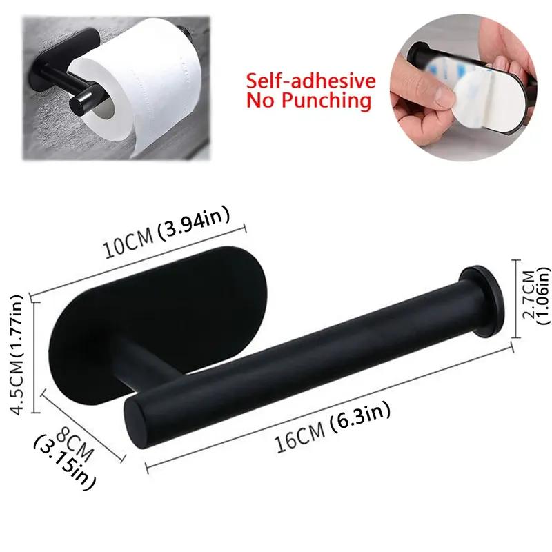 

Toilet Paper Stand Bathroom Roll Tissue Towel Defense Fencer Hounger Stainless Steel Napkin Storage Kitchen Accessorie