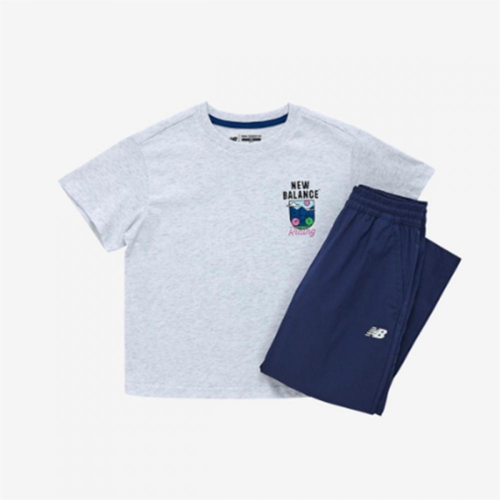 

New Balance Kids Short Sleeve 8 Pants Set Up Aa 1.NK9YF2603U AA/120