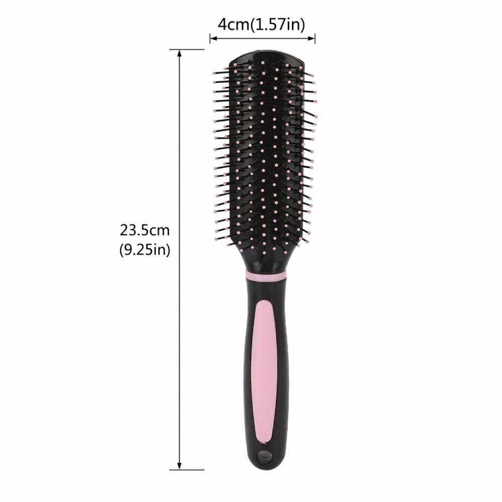 3pcs Professional Hair Brush Rounded Comb Teeth Detangling Hair Brush Hair Comb Brush For Women