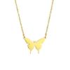 New In Butterfly Choker Necklace for Women Stainless Steel Gold Neck Chains Fashion Jewelry Gifts