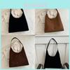 Stylish Casual Simple Women's Large Capacity Tote Bag In Chic Black Brown Colors