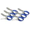 12Pcs Stainless Steel Hanger Spring Clamps with Plastic Handles Clothes Pins  Above Ground Pools