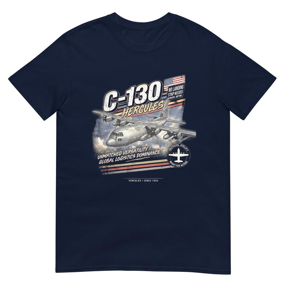 C130 Hercules Vintageretro Collectable Design Tshirt S