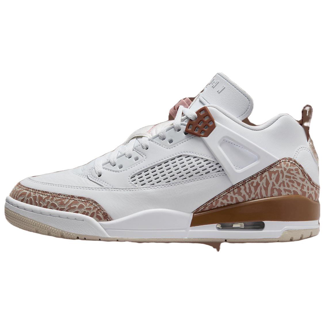 

Air Jordan Jordan Spizike Low Archaeo Коричневые кроссовки унисекс Белый Розовый-Оксфорд Светло-Коричневый FQ1759-101 46