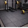 Easy puzzle game - shock absorbing and protective rubber mat, 50 x 50 cm 15 mm