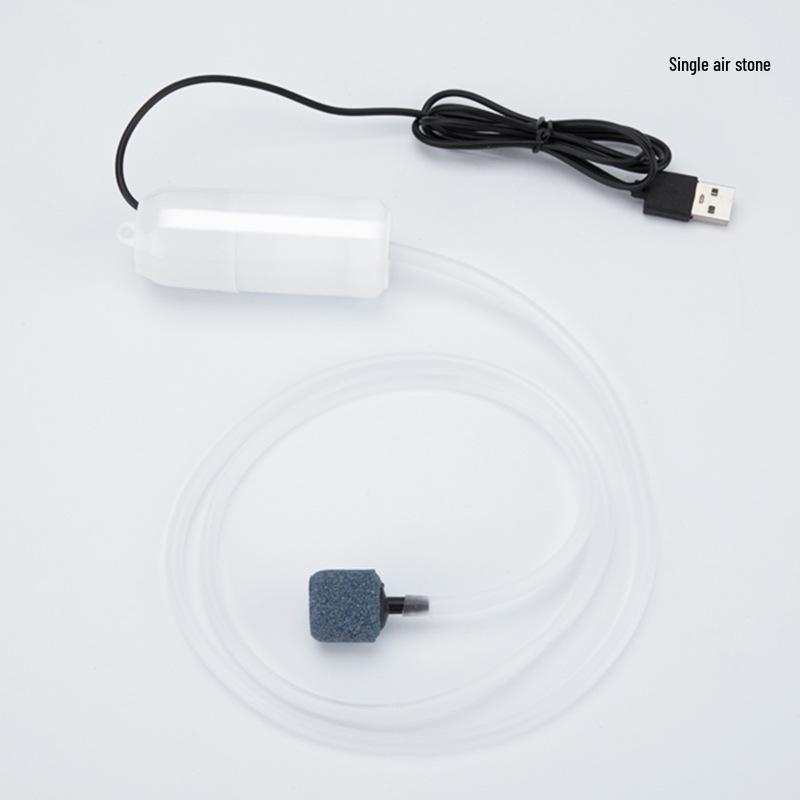 USB Rechargeable Portable Fish Tank Oxygen Pump for Outdoor Fishing and Aquarium Use