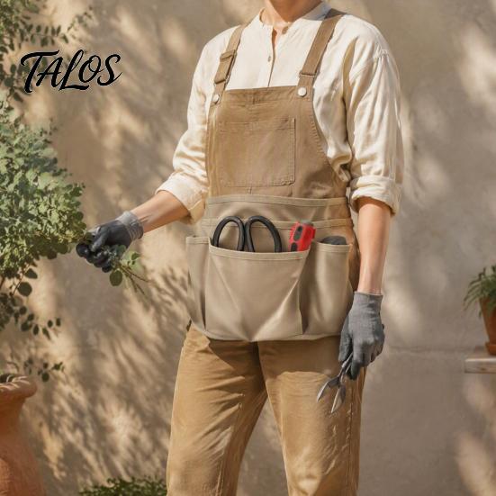 Professional Work Belt for Men Tool Bag with 12 Pockets, Waterproof Adjustable Apron Waist Carpenter Electrician, Heavy Duty Organizer Construction