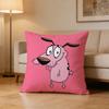 Courage The C-Cowardly Dog Pillow Case For Sofa Living Room Home Office Decor Protective Cover