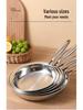 Stainless Steel Universal Frying Pan for Induction and Gas Cookers