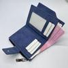 Men's High-End Leather Wallet with Multi-Card Slots and Zipper Coin Pouch