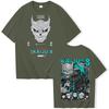 Anime Kaiju No 8 T-shirt Harajuku O-neck Casual Shirt