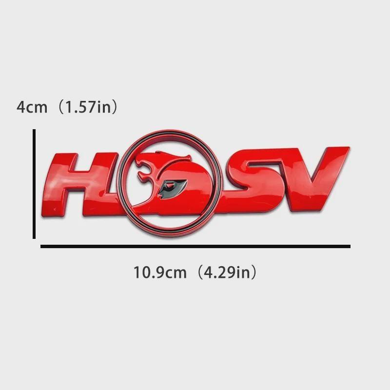 Car Decal Rear Trunk Metal Emblem Badge Sticker for H/ol-den HSV Logo Commodore Captiva Barina Trailblazer