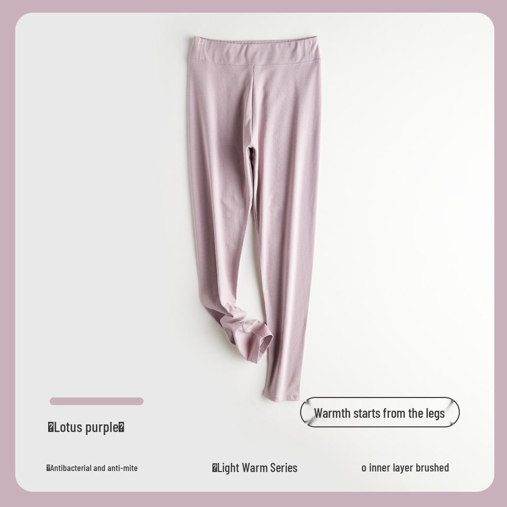 Women's High Waist Cotton Long Johns - Thin, Warm, Plus Size Leggings for Autumn