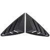 Pair of Rear Side Window Louvers, Air Vents, Left and Right Rear Shutter Cover Trims for GLC Coupe C254 (Carbon Fiber Pattern)
