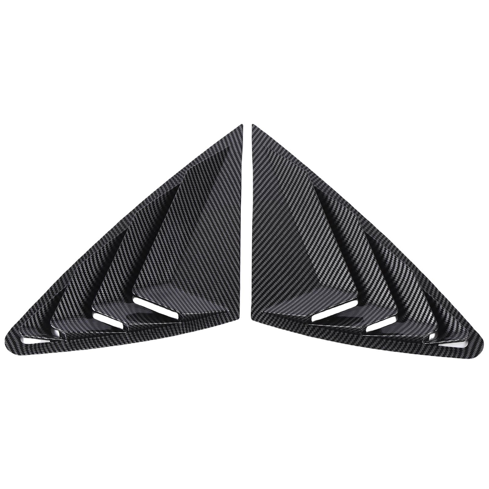

Pair of Rear Side Window Louvers, Air Vents, Left and Right Rear Shutter Cover Trims for GLC Coupe C254 (Carbon Fiber Pattern)