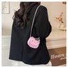 Hello Kitty Mini Bag for Girls Cute Cartoon Cat Shoulder Crossbody Bag Small Square Coin Purse KTB