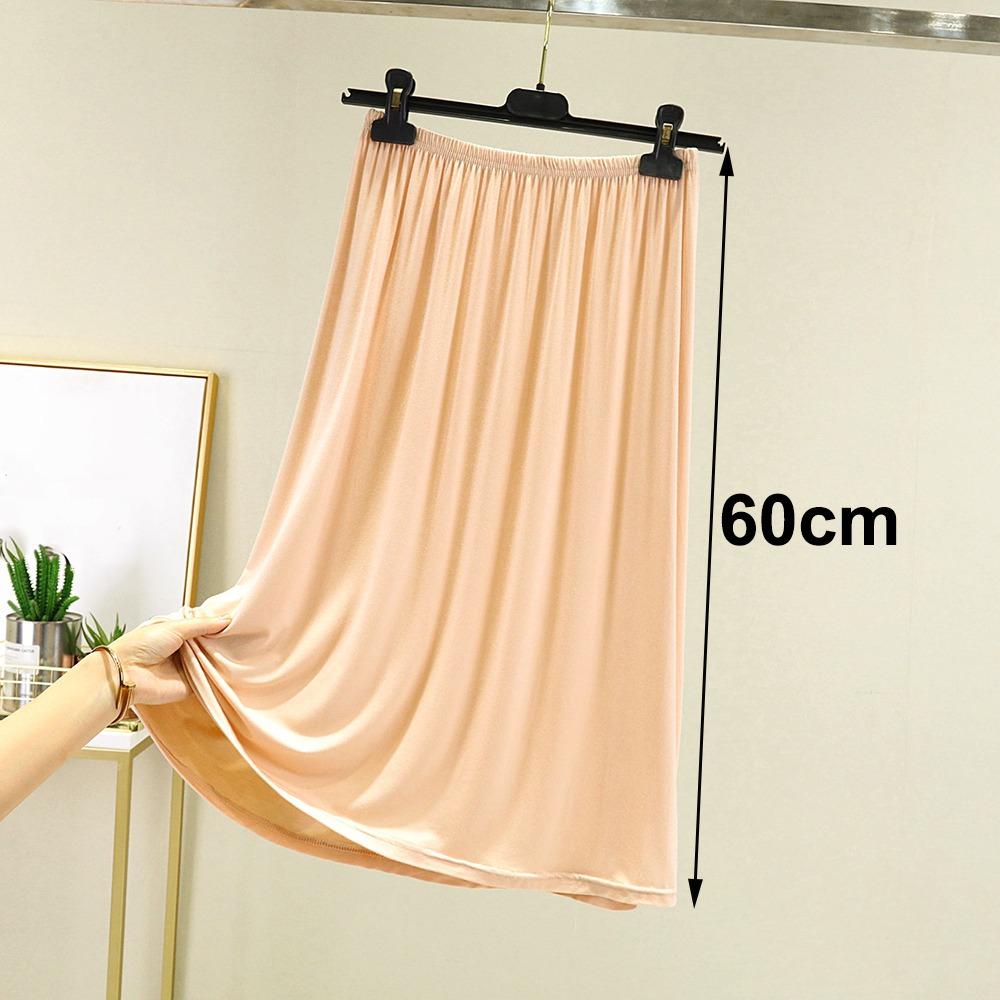 High Waist Underskirt Anti-glare Innerwear Short Skirt Fashion Half Length Skirt for Women