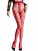 Women 1D Thin Stripe Slimming Leg Pantyhose Elastic Oil Glossy Shiny Sheer See Through Maid Stocking Tights Open Crotch Pantyhos