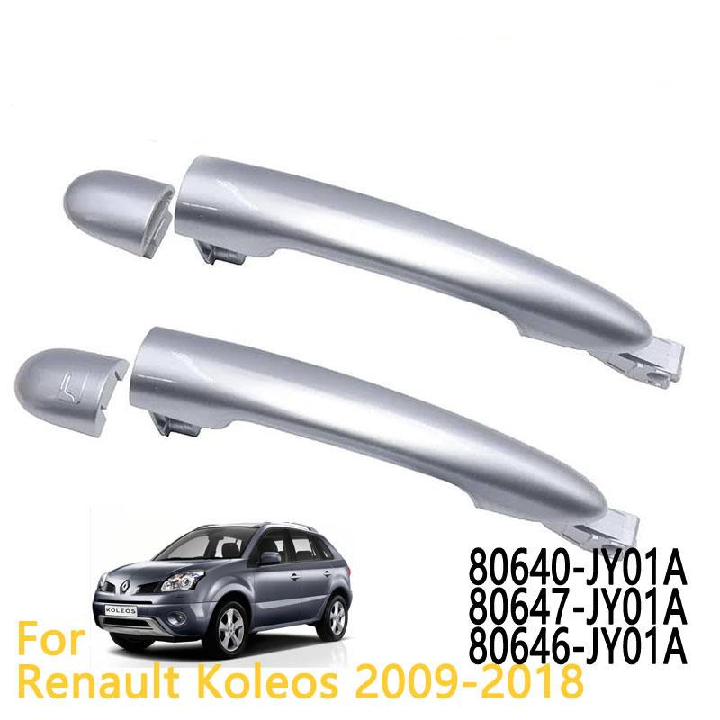 Car Exterior Door Handle for Renault Koleos 2009-2018 80640-JY01A/JY01B 80647-JY01A Front/Rear Left/Right Outside Handles
