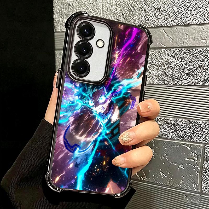 MHA My Hero Midoriya Izuku Deku Soft Phone Case For Samsung A17 A27 A07 A37 A57 A16 A56 A15 A55 A14 A54 A13 A53 A26 A36 A25 A35