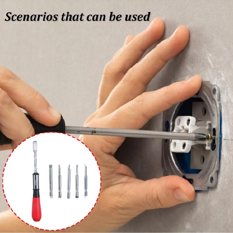 Semi Automatic Spirals Screw Driver Hand Pressing Ratchet Screwdriver Tool Push Pull Ratchet Screwdriver Easy To Use