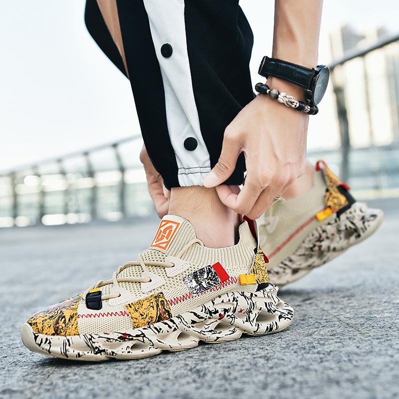 Scarpe da uomo Sneakers Uomo casual Scarpe da uomo tenis Scarpe di lusso Trainer Race Scarpe traspiranti mocassini moda Scarpe da corsa per uomo