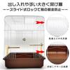 Gifty Bird Cage with 3 Perches, Hand-Sized, Anti-Scattering, for Parakeets, Budgies, and Cockatiels