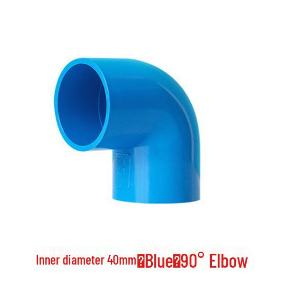 PVC 90-Degree Right Angle Elbow Water Pipe Fittings (20-75mm)