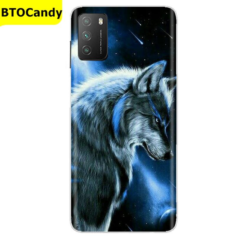 Für POCO M3 Hülle, Weiche Silikon-Rückseite, Telefonhülle für Xiaomi Poco M3 Pro 5G, Rückseitige Abdeckung, Weiche TPU Coque für POCO M 3 M3 Silikonhülle