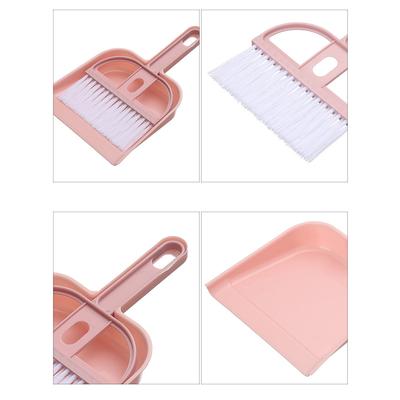 Set de făraș mini multifuncțional cu lopată de gunoi pentru curățarea biroului, set de făraș mini pentru mătură, perie de tastatură